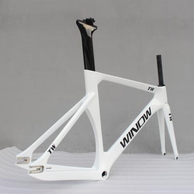 China Road Bikes 700c Speed ​​700c Speed ​​Track Carbon Frameset Chinese Fixed Airframe Carbon Track Frameset 48/51/54/57cm for sale