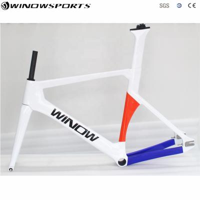 China Road Bikes 2018 Full Carbon Fiber Speed ​​700c Carbon Fiber Road Fixed Frame Chinese Fixed Bike/Track Bicycle Frame for sale