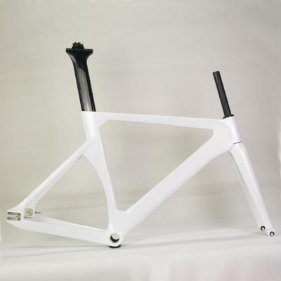 China Road Bikes 2022 New Style 1-1/2 Speed ​​Bicycle Headset 1-1/8 Carbon Fiber Fixed Track Frame 