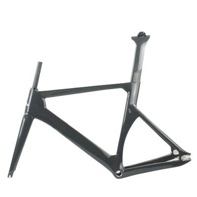 China Road bikes Winowsports new design track frameset carbon with fixed QR 9*100mm 9*120mm carbon speed bike 700X25C carbon track frame for sale