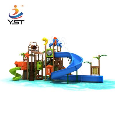 China Outdoor Kids Fiberglass Water Park Playground Slides 19099 Equipment Children for sale