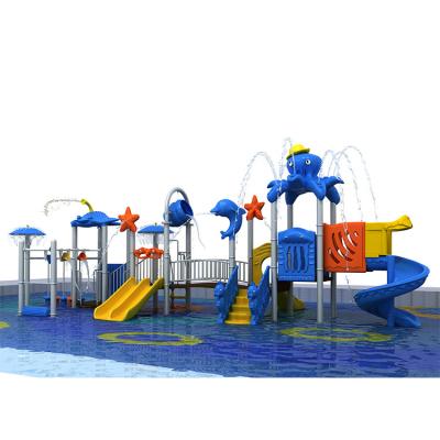 China Play Park Kids Outdoor Playground Water Slide Commercial for sale