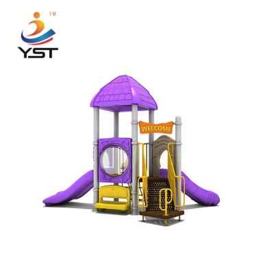 China Custom Outdoor Playground Equipment With Children Slide Plastic Aluminum Alloy for sale