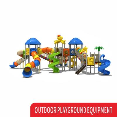 Cina Parco giochi di plastica scivolo Bambini giocattoli Bambini Outdoor Slide And Swing Set in vendita