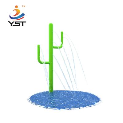 China Galvanized Steel Pipe Water Park Playground Equipment Water Spray Fairy Tree for sale