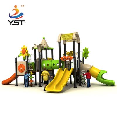 China Community Kids Backyard Slide 970 * 630 * 440 Cm High Temperature Baking Finished for sale