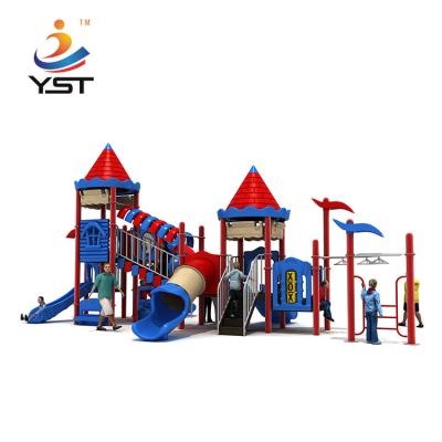 China LLDPE Rotomoulded Outdoor Kids Plastic Slide Playground Galvanized for sale