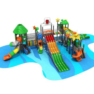 China Fiberglass Colorful LLDPE Spray Park Equipment Galvanized Steel for sale