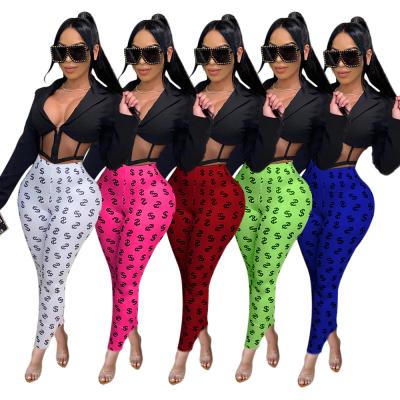 China 2021 Breathable Women Printed Summer Sports Long Sweatpants Pants For Women Summer Casual Pants for sale