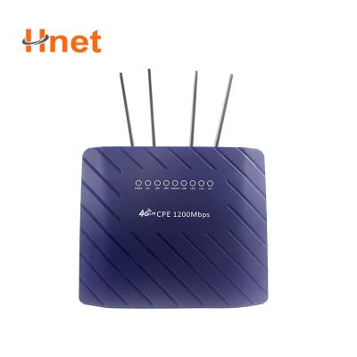 China Cat6 wifi wireless wifi unlocked 4G lte wireless router RJ45 1200mbps outdoor cpe wifi router for sale