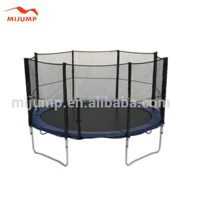 China Hot Galvanized Outdoor Tube 12ft Kids Play Trampoline With Enclosure for sale