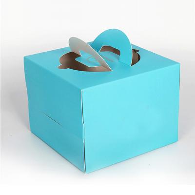 China Materials China Supplier Sales Recycled PVC Cardboard Cup Disposable Cake Box For Cakes And Cupcakes for sale