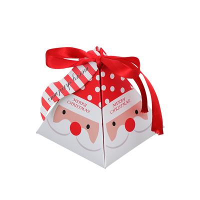 China Materials Factory Wholesale Christmas Mini Bundt Paper Triangle Recycled Cake Box for sale