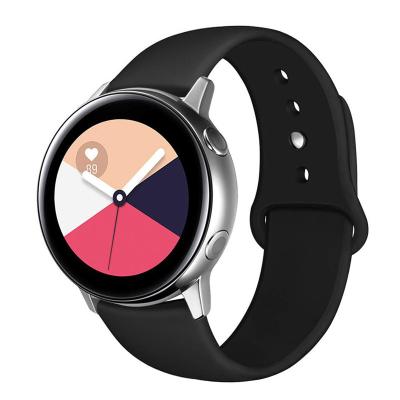 China 22mm/20mm Silicone Band For Samsung Galaxy Watch 4 3 Huawei Watch GT 2 Strap 2e 3 Silicone Strap gtr amazfit S3 active 3 pro pro for sale