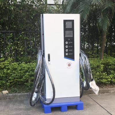 China Electric Car Batteries 60KW 80KW CCS Stations DC EV Charing Stations Hands Free Smart Electric Vehicle Battery EV Charging Manufacturers for sale