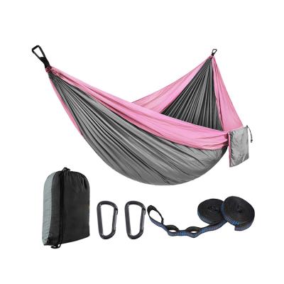 China Outdoor Camping Portable Hammock Parachute Leisure Travel Hammock Hiking Hammock Multi-person Hammock for sale