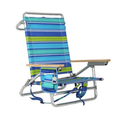 China OEM Factory Adjustable Aluminum Beach Camp Chair Morocco Easy-Carry Chair Foldable Beach Chair for sale