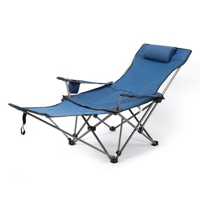 China Wholesale Custom Portable Metal Beach Chair Leisure Equipments Easy-Carry Outdoor Beach Chairs Sun Beds for sale