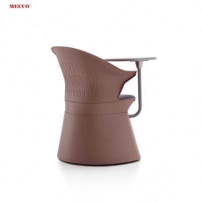 China New pp leather office chair solid wood rotation office chair fiberglass modern swivel chair executive chair for sale