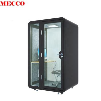 China Mini Office Modular Soundproof Phone Booth Official Pod Soundproof Phone Booth For Privacy Seater Booth Soundproof Office for sale