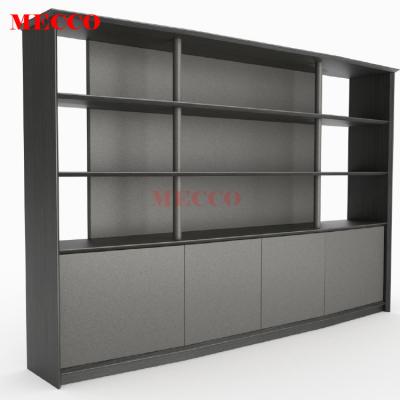 China OEM high quality modern computer desk cabinet for office table bookshelf Individual Person office with bookself for sale