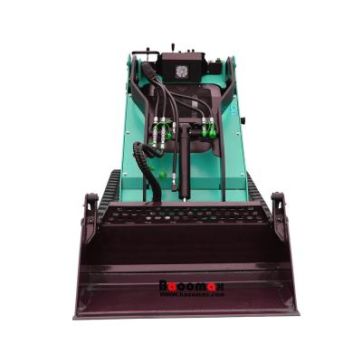 China Hot Selling Machinery Repair Shops 25HP Japan Diesel Mini Skid 200kg Cheap Steer Loader With Mower For Sale for sale