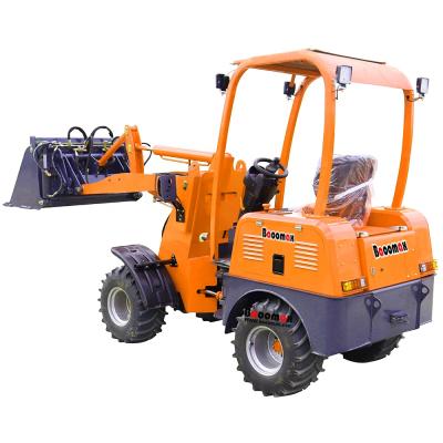 China Construction Material Stores Baoomax China New Design 0.6 Ton Small Mini Electric Wheel Loader With Standard Bucket For Sale for sale