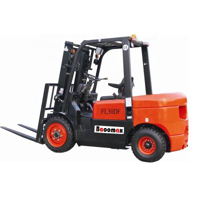 China Construction material stores optional japanese engine 3 ton diesel forklift for sale for sale