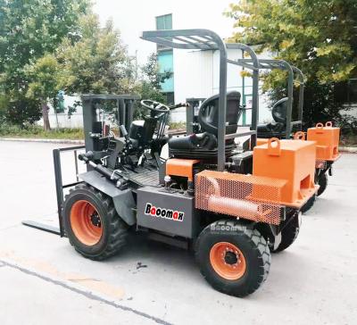 China China Forklift Manufacturer Building Material Stores Off Road Forklift 1 Ton Diesel Forklift BY10 FL10DF for sale