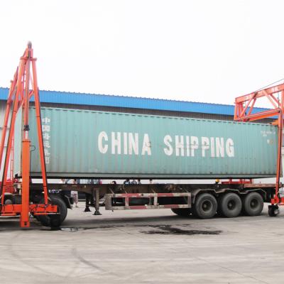 China Deck Crane Container Crane Outboard Container Hoist Cranes 40Ton Marine Lifting Crane For Sale for sale