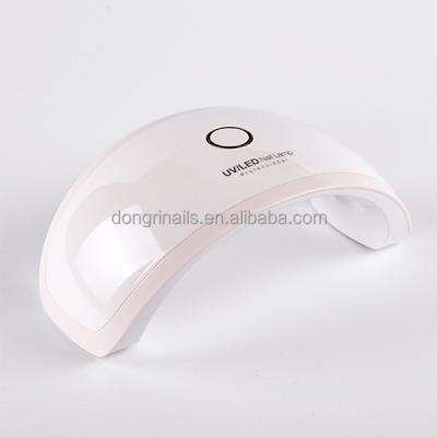 China Manicure and pedicure 365 405nm at dual wavelength 10/12W LED UV nail lamp for nail gel curing builer gel treatment for sale