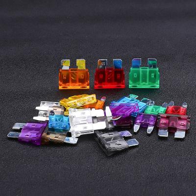 China Assorted Automotive Mini Truck Kit 2A/3A/5A/7.5A/10A/15A/20A/25A/30A/35A Blade Car Fuses for sale