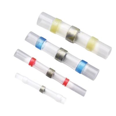 China Waterproof Electrical Cable Wire Butt Connectors Motor Electrical Solder Terminal Heat Shrink Sleeve 0.5-1.5 1.5-2.5 4-6 for sale