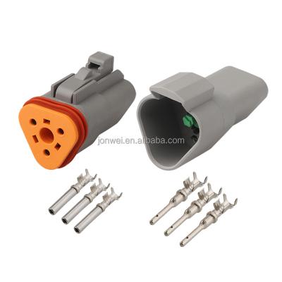 China 2/3/4//6/8/12 Pin Deutsch E008 Automotive Series Waterproof Auto Connector for sale