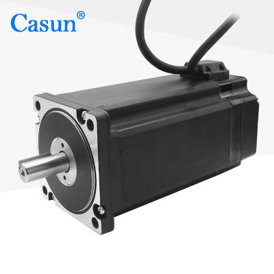 China 2 Phase 1.8 Degree High Torque 86EBP181ALC 12N.m Closed Loop NEMA 34 Servo Stepper Motor With Encoder For Heavy Duty CNC 86SHD4509-34QH for sale