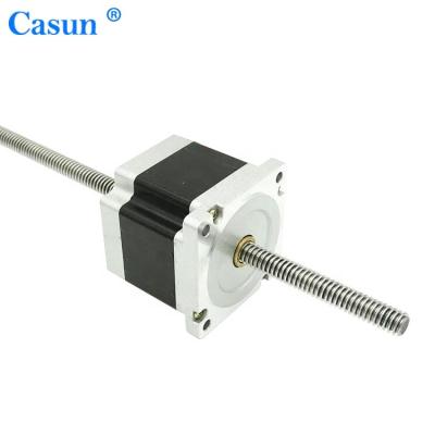 China NEMA23 Linear Wire Rod Lead Screw Motor Tr8x8mm Hybrid Stepper Motor 57x50mm for sale