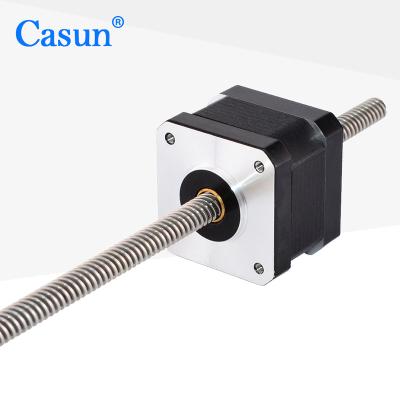 China 42mm Casun Stepper Motor High Speed ​​Non Captive NEMA 17 Linear Motor For 3D Printer 42SHD0410-400NT for sale