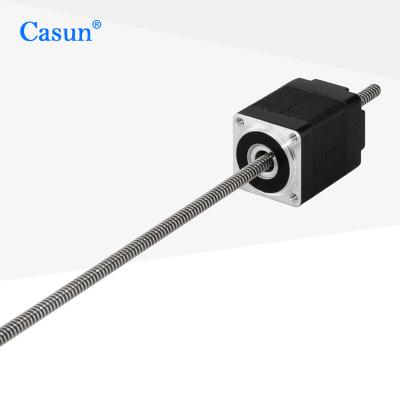 China Nema8 Casun Stepper Motor Nema 8 Captive T Screw Non Captive Linear Motor 20SHD0002-100T1-0 for sale