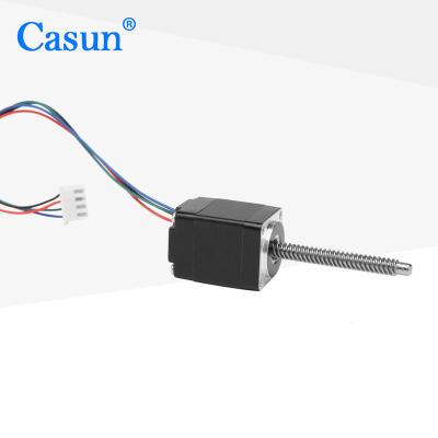 China Mini Stepper Motor Linear Actuator Captive Stepper NEMA 8 Linear Stepper Motor B20SHD4351-40NI for sale