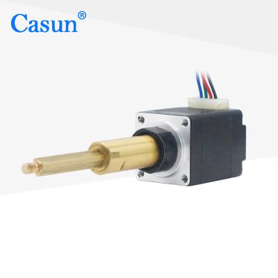 China NEMA8 Size 8 Captive Stepper Motor 2100 Series Lead-screw Linear Actuator Micro Linear Actuator 20x20x27.5 mm for sale