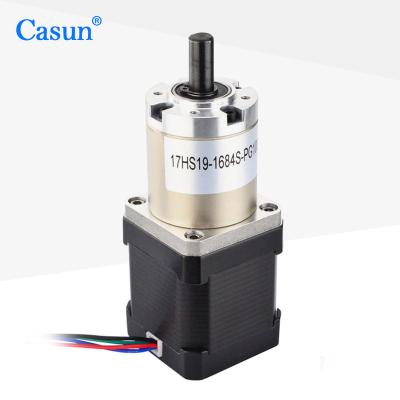 China China high quality 42x42x40mm 1.8 degree 2 phase ratio 100:1 gear recuder nema 17 stepper motor 42SHD0202-100G for sale