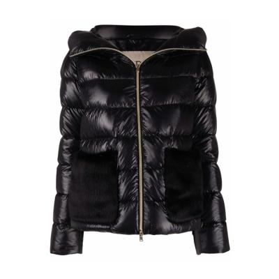 China OEM Breathable Custom 100% Polyester Fabric And Fur Sheared Women's Rabbit Hooded Rex Jacket for sale