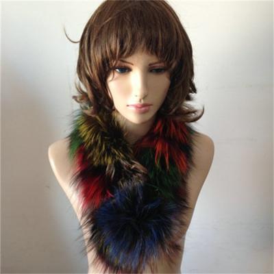 China Wholesale medium fox scarf autumn and winter long scarf female soft warm muffler long scarf with pom for sale