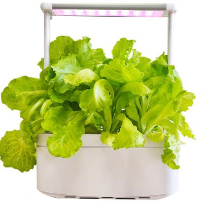 China Aeroponic System Self-watering Hydroponic Growing Garden Indoor Planter Grow Smart Aquaponic Planter for sale