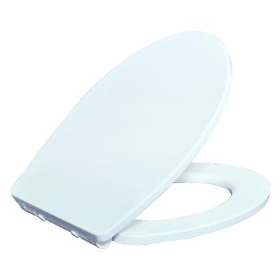 China Slow-end Toilet Seats KU102 O Shape Slim Design UF ​​Circular Toilet Seat Lid for sale