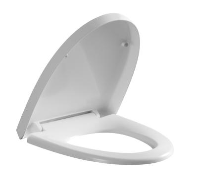 China Slow-end Toilet Seats 001JX Quick Release Soft Narrow Urea White Toilet Seat for sale