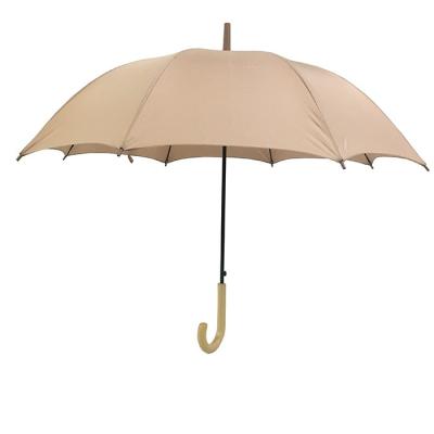 China Plain Color Long Umbrella Auto Open Umbrella Long Design Closed Length 92cm for sale