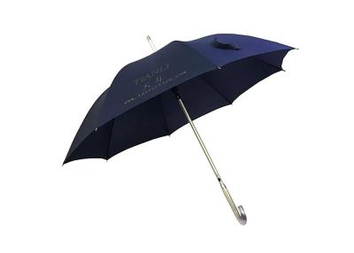 Chine Portable antipluie parlant de poignée en aluminium du parapluie J pour des hommes de femmes à vendre