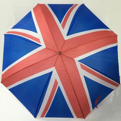 China 130cm Manual Open RPET Pongee Printed Golf Umbrellas for sale