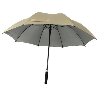 China 130CM Diameter Pongee Golf Umbrella With UV Coating for sale